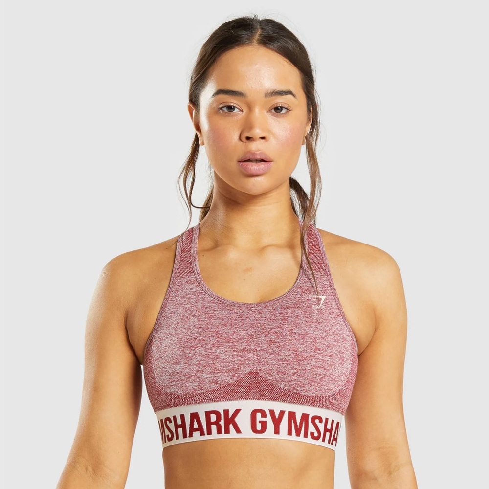 Gymshark Flex Sports Bra - Burgundy Marl